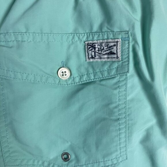 POLO RALPH LAUREN Men's CLASSIC TRAVELER SWIM SHORT Hawaiian Green XXL - Picture 4 of 11